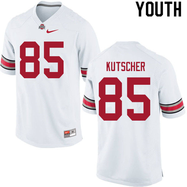 Youth #85 Austin Kutscher Ohio State Buckeyes College Football Jerseys Sale-White